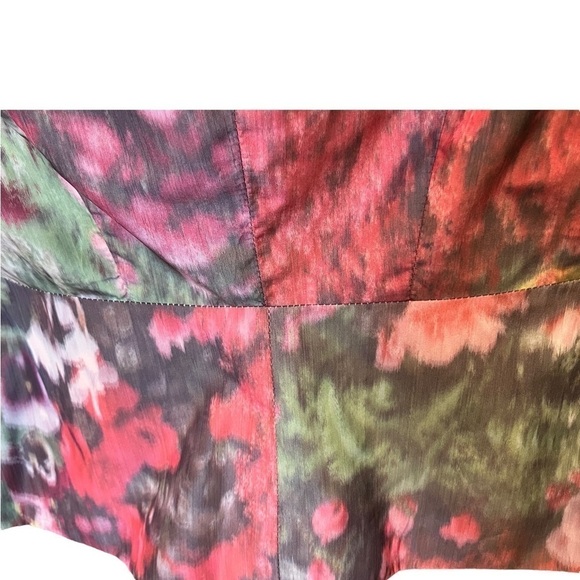 Peter Nygard Petites Pink Floral Short Lined Blazer Pockets Sz 4 - Picture 5 of 12